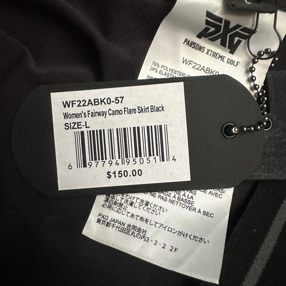 PXG Fairway Camo Flare Skirt NWT sz Large (335) - Picture 4 of 10